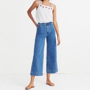 Madewell Emmett Wide Leg Crop Jeans | Rosalie Wash